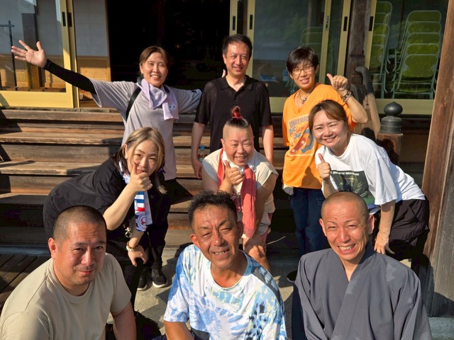 高辻賢一　個展　『楽』　GAKU　が、長福寺本堂にて開催されました。